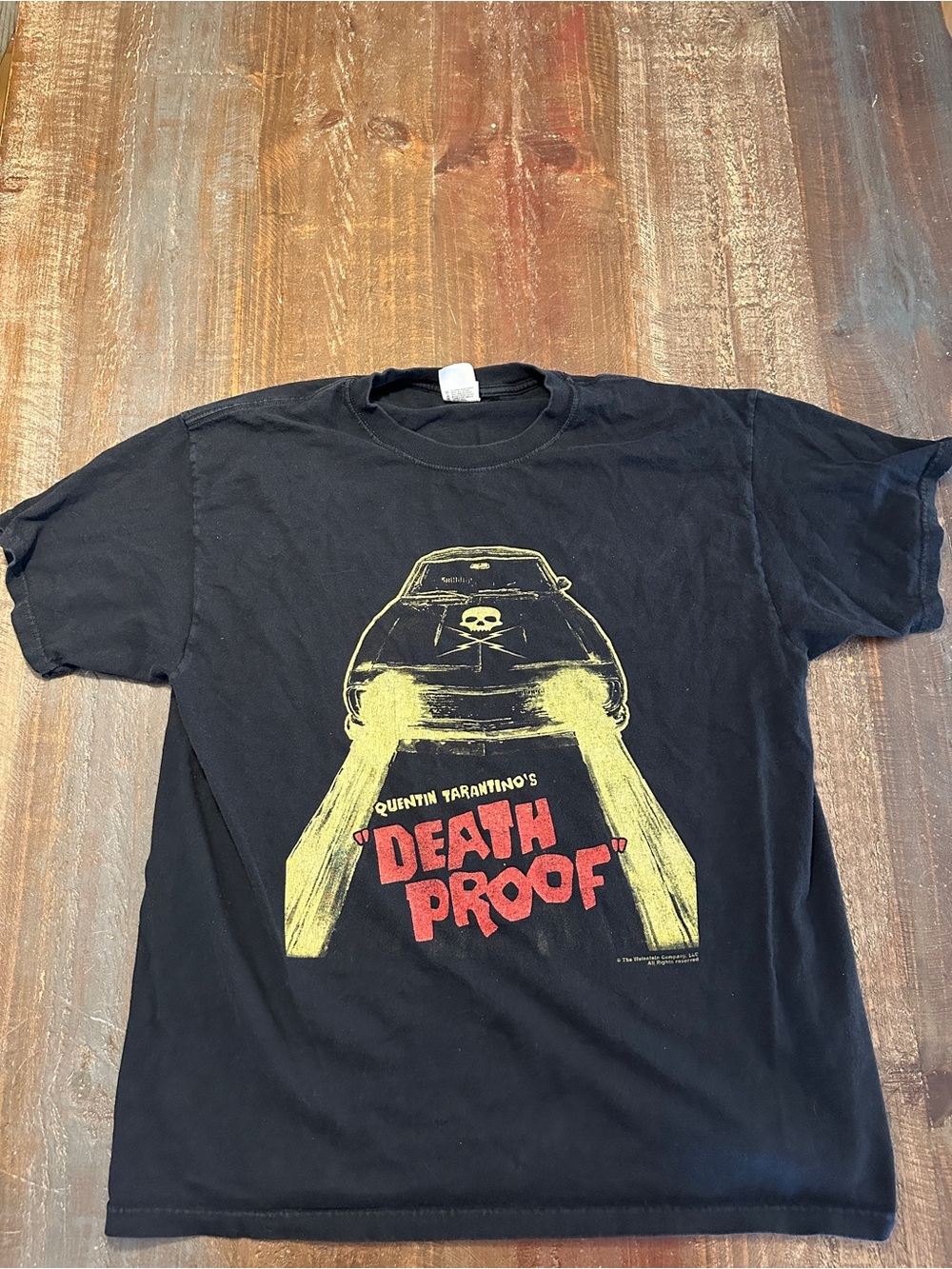 Death Proof movie Anvil Black T-Shirt Men’s XL Grindhouse